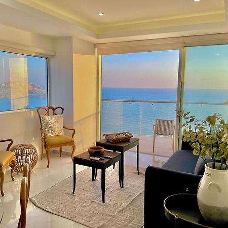 マサトランSunset View Malecon 1404 Vista Panoramica Al Marアパートメント エクステリア 写真